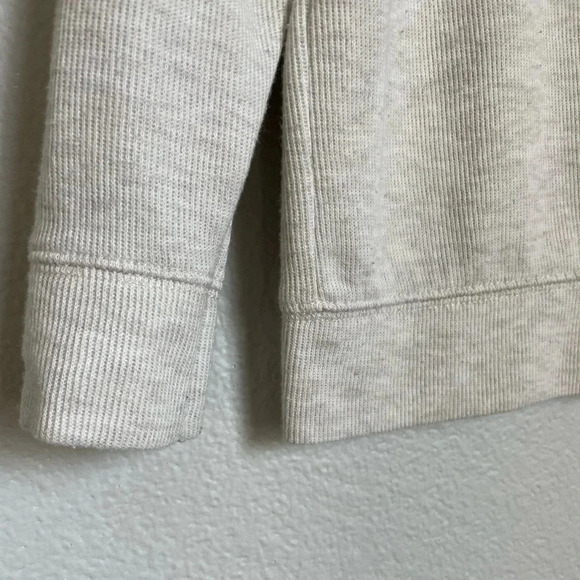 Old Navy 4T cream knitted sweater /cardigan w/ button accent‎ closure and collar - Picture 5 of 6